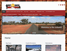 Tablet Screenshot of outthebackaustralia.com